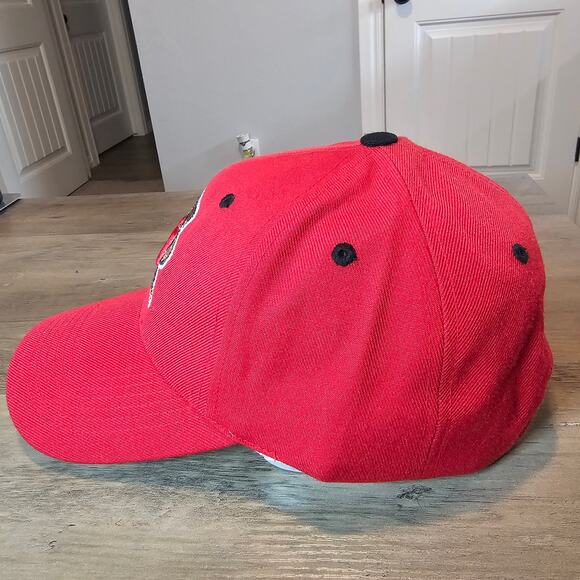 Vintage Maryland Terrapins Strapback Hat Cap Red NCAA Adjustable Wool ACC Terps - Picture 6 of 10